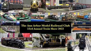 The Ann Arbor Model Railroad Club 53rd Annual Train Show 2023 [upl. by Anzovin]