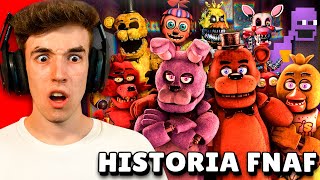 REACCIONO a LA HISTORIA COMPLETA de FIVE NIGHTS AT FREDDYS [upl. by Edac]