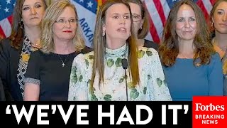 BREAKING Huckabee Sanders Signs Order Banning Woke Terms Like Pregnant People From State Govt [upl. by Samalla]