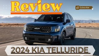 2024 Kia Telluride Review Spacious Comfortable and Feature Packed SUV [upl. by Jovita37]