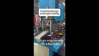 Kitchen Cleaning Sponge Scourer Ultrasonic Welding Machine [upl. by Frieder]