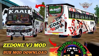 New VOLVO ZEDONE V3 BUS MOD For Bussid🤩Bussid New Mod bussidmods [upl. by Bartko]