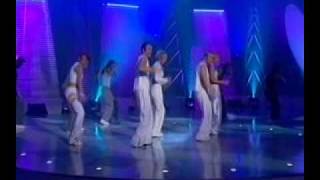 Boyzone  End of ABBAMANIA  Stephen Gately Westlife Denise Van Outen Steps [upl. by Adlai]