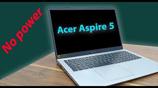 Acer aspire 5 laptop no power  acer laptop power is not turning on [upl. by Atinaj]