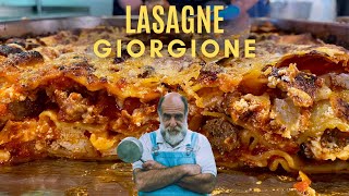 LASAGNE AL FORNO CON POLPETTINE  Le ricette di Giorgione [upl. by Juan]