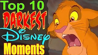 Top 10 Darkest Disney Movie Moments [upl. by Serge]