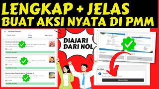 TERLENGKAP Cara Membuat Aksi nyata di PMM sampai dapat sertifikat  Topik Merdeka Belajar  Canva [upl. by Mages319]