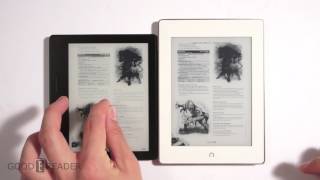 Kindle Oasis vs Nook Glowlight Plus [upl. by Halvaard]