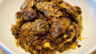 BEST CHICKEN LIVER RECIPE  LIVER AND ONION INDIAN STYLE  Chicken liver doesnt taste gamey [upl. by Ginsberg]