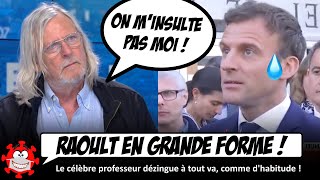 Didier Raoult TACLE Macron et François Braun  deux pour le prix dun [upl. by Atteugram527]