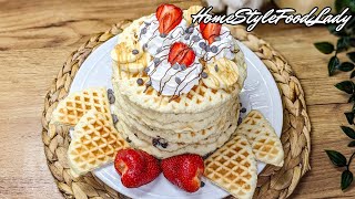 Starinski Recept Za Bakin Kolac 🧇💕How To Make Homemade Waffles [upl. by Elonore]