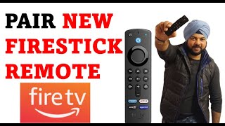 How to Pair Firestick Remote  Sync New remote with Amazon Firestick  Quick Tutorial firetvstick [upl. by Adnorehs]