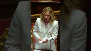 Giorgia Meloni stende le opposizioni in Senato Scontro di fuoco con Renzi Da non perdere [upl. by Ilzel]