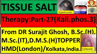 TISSUE SALT THERAPY PART 27 Kali phos3 [upl. by Wescott161]