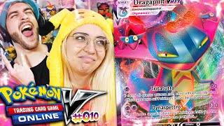 NUOVA ESPANSIONE FRAGORE RIBELLE SFIDO LA MIA RAGAZZA  Pokémon GCC Online MAX Pack Opening 10 [upl. by Mountfort]