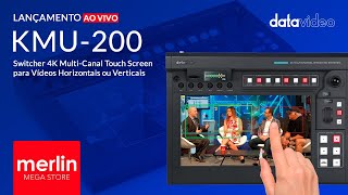 KMU200 Datavideo  Switcher 4K MultiCanal Touch Screen para vídeos verticais [upl. by Eintruok251]