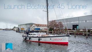 Launch Bestevaer 45 Lionne at KM Yachtbuilders [upl. by Adolphe]