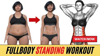 ➜ Do This STANDING 30Min Exercise to Lose That STUBBORN BELLY FAT ➜ Simple Fullbody Exercises [upl. by Ardiedal945]