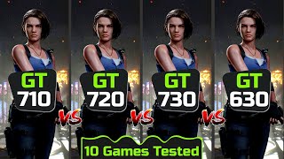 GT 730 vs GT 710 vs GT 630 vs GT 720  GPUs War [upl. by Einna461]