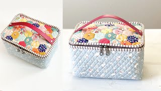 How to sew a Travel organizer bag  Hexagon Sewing Case  Bag DIY [upl. by Anerehs]