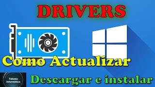 ⚡ Como INSTALAR DRIVERS Windows 10 💿 Como ACTUALIZAR DRIVERS o controladores de tu pc FACILMENTE [upl. by Ennaihs950]