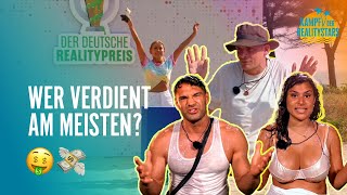 Welcher Realitystar bekommt die höchste Gage 🤑  Kampf der Realitystars  Staffel 5 3 [upl. by Phelips]