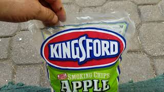 Kingsford Apple wood smoking chips for the BBQ [upl. by Fennessy]