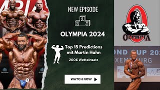 Mr Olympia Predictions  200€ Wette gegen Martin Hahn [upl. by Irok]