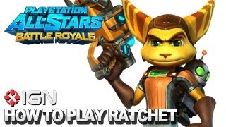 How to Use Ratchet amp Clank in PlayStation AllStars Battle Royale [upl. by Haimaj]