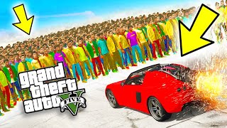 GTA 5  ARABALAR 100 INSANA KARSI [upl. by Fihsak775]