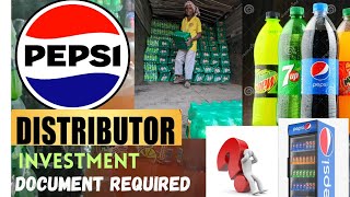 Pepsi Distributorship  Pepsi Agency Kaise le  Coca Cola Pepsi Margin  FMCG wholesale supplier [upl. by Rains]