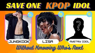 Save One Kpop Idol  Without knowing the 3rd Option💖🤟🏼 Save 1 Drop 2 Kpop Idol🫰🏻 [upl. by Teeter]