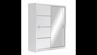 Sliding door wardrobe Vista 150 assembly video of our best seller Dako furniture sliding wardrobe [upl. by Marfe606]