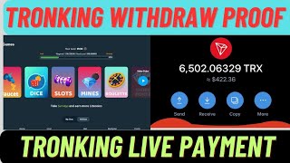 Tronking io Live Withdraw Proof 24 [upl. by Nylteak]