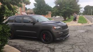 LOUDEST JEEP SRT START UP AND ACCELERATIONS COMPILATION Headphone users beware [upl. by Ecreip70]