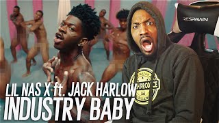 Lil Nas X Jack Harlow  INDUSTRY BABY REACTION [upl. by Cavill]