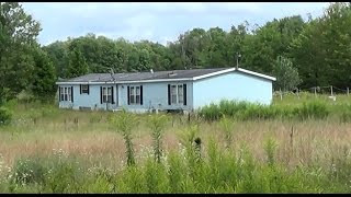 Abandoned Double wide Mobile Home with huge Pond [upl. by Anale]