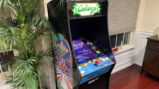 GALAGA DELUXE GETS A BOOST New Addition to the Arcade1up Deluxe Home Arcade [upl. by Enier686]