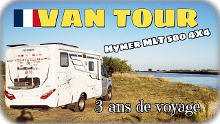 72 VANTOUR Après 3 ans de voyage je présente mon camping car Hymer MLT 580 4x4 [upl. by Harbed]