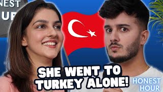 SHE WENT TO TURKEY ALONE  Honest Hour EP 140 [upl. by Martita427]