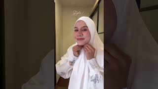 Memey suhaiza  tutorial gaya tudung simple [upl. by Goulder]