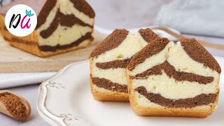 MARBLE CAKE Recipe  WITHOUT Baking Powder or Baking Soda [upl. by Bain]