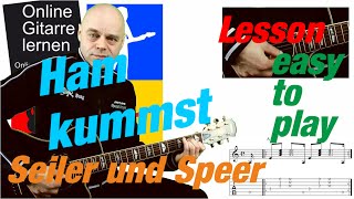 Ham kummst Seiler und Speer Tutorial Gitarre lernen 🎸 [upl. by Acinoed]