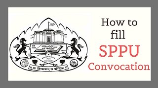 How to fill SPPU Convocation form  2021 [upl. by Yelsnia]