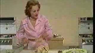 Fanny Cradock Cooks For Christmas Christmas Birds Pt 2 [upl. by Odlabso]