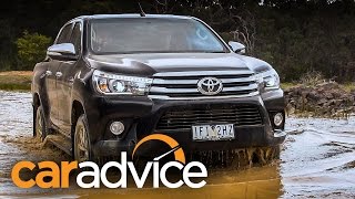 2016 Toyota HiLux Review  on and offroad [upl. by Golightly553]