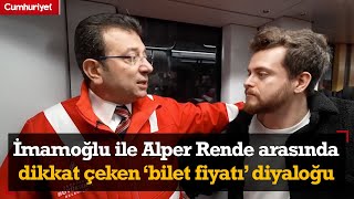 İmamoğlu ile Alper Rende arasında dikkat çeken fiyat diyaloğu 2013 yılında üniversite okurken [upl. by Glialentn893]