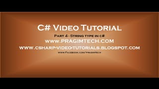 Part 4  C Tutorial  String type in cavi [upl. by Sumner]