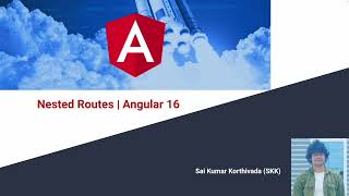 Multiple Router Outlet  Nested routes  Angular Project Layout  Angular 16 [upl. by Libenson]