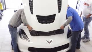 C7 Corvette Z06 Hood Extractor Conversion ACS Composite 454171 [upl. by Cuttler959]